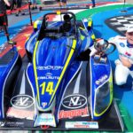 Omar Magliona con i trofei vinti a Vallelunga MTP2022